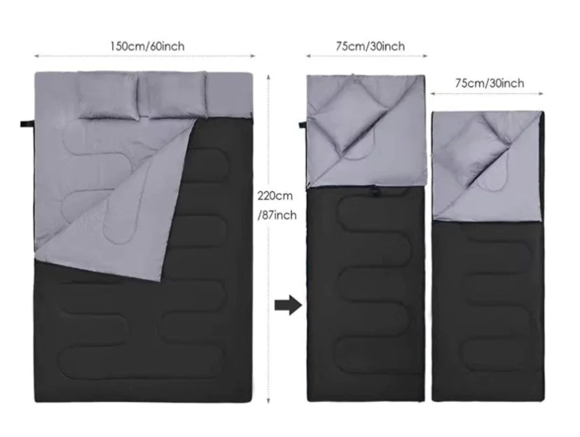 Schlafsack für Paare