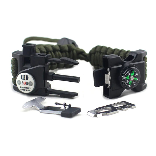 Suvival Armband aus Paracord Größen verstellbaren