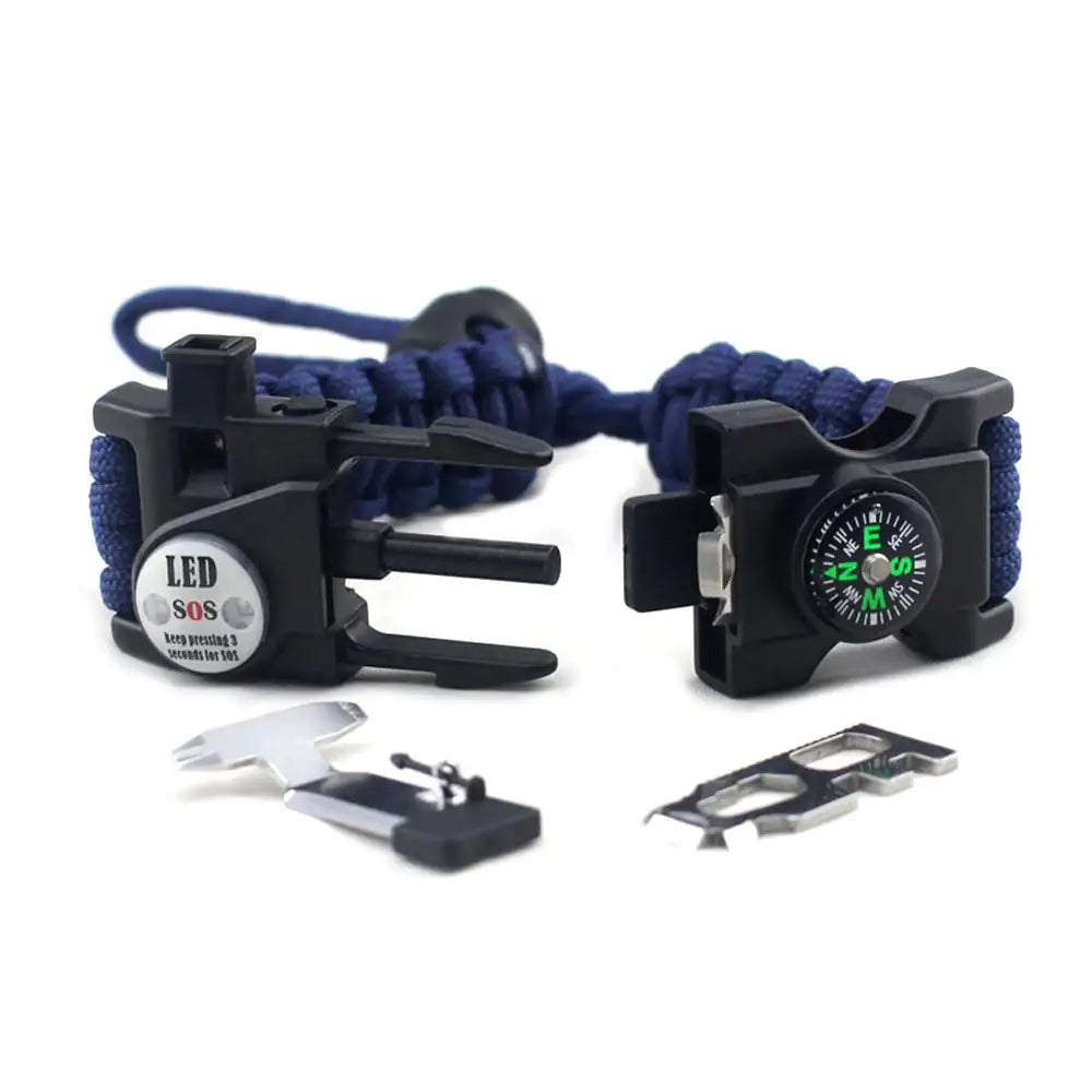 Suvival Armband aus Paracord Größen verstellbaren